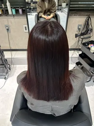 セミロング カラー 《.Xian》ホソミ /透明感カラー/艶髪のヘアスタイル