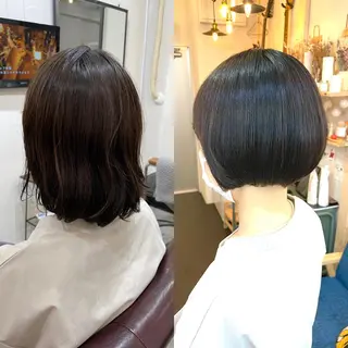 ショート カラー SUN GLOW サングロウ所属・水素トリートメント/ 髪質改善/ナカノメのヘアスタイル