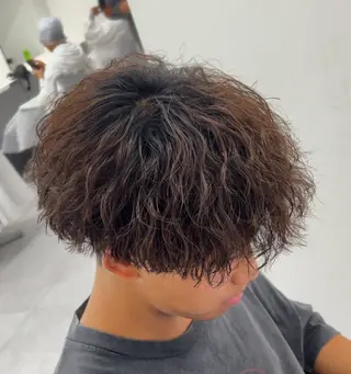 パーマ メンズ メンズ専門/パーマ 特化/栄/北出瑞貴のヘアスタイル