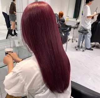 ロング カラー 🫧うる艶トレンド 🫧透明感カラーのヘアスタイル