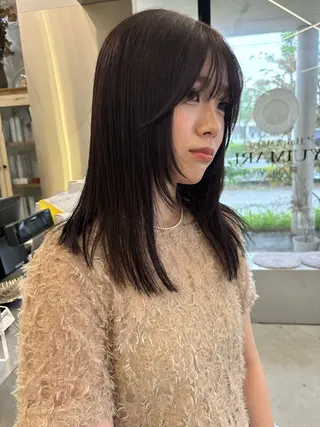 ミディアム YUIMARL岡山店 HONOKAのヘアスタイル