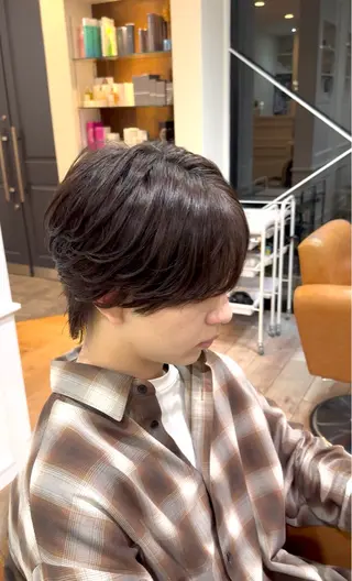 ミディアム メンズ cyan 水川和馬のヘアスタイル