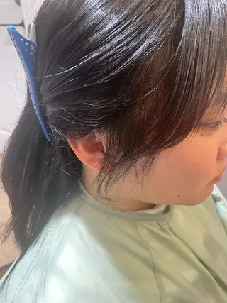 ミディアム 田中 志織のヘアスタイル