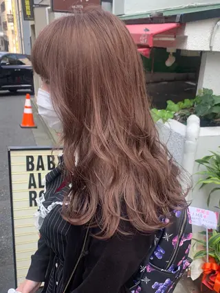 ロング カラー ヘアアレンジ SALOWIN原宿ash店所属・理想のハイトーンへ 🌙サイダサキのヘアスタイル