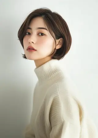 ショート 美髪×縮毛矯正 水上真由美😘のヘアスタイル