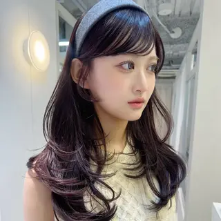 ロング 透明感🍨レイヤー ヘアセット/miyuのヘアスタイル