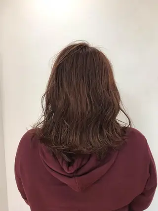 ミディアム カラー ヘアアレンジ ベリショディレクター 小野 健太郎のヘアスタイル