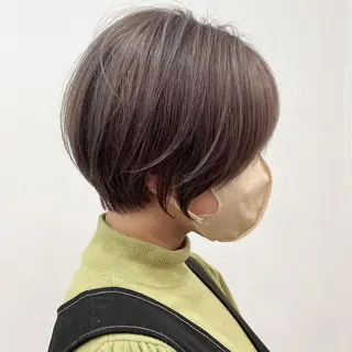 ショート カラー 髪質改善 Noe心斎橋店のヘアスタイル