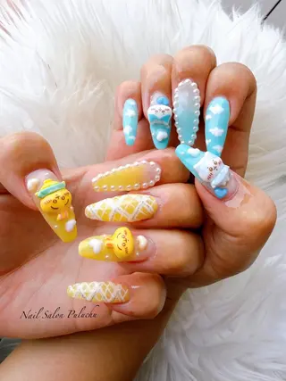 ロング ♡ puluchu ♡のネイルデザイン