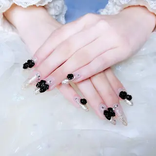 ネイル H3 Nail Tsuki🦋💙のネイルデザイン