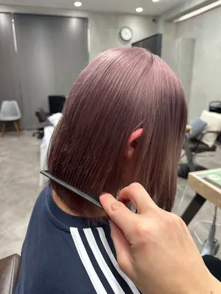 ショート yu-kiハイトーン /ブリーチ無しカラーのヘアスタイル