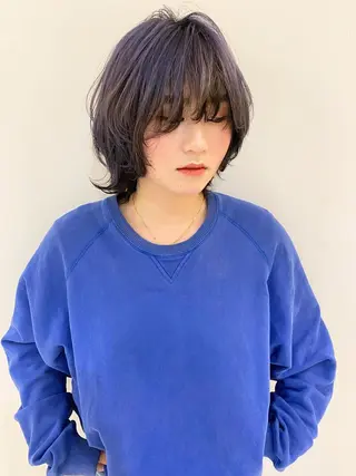 ショート カラー 美髪改善・ストレート 🌿エクステ/カンジのヘアスタイル