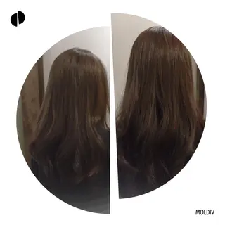 セミロング ロング カラー ✨縮毛矯正✨髪質改善 ナカシマ ユミのヘアスタイル