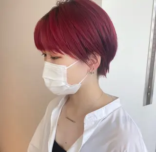 カラー 韓国レイヤー➰北田 陸斗➰コテ巻きパーマのヘアスタイル