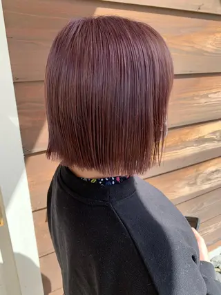 ショート カラー パーマ Artist 藤﨑紘成のヘアスタイル