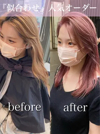 セミロング 【1日2名様限定】 AFLOAT白川雄副のヘアスタイル