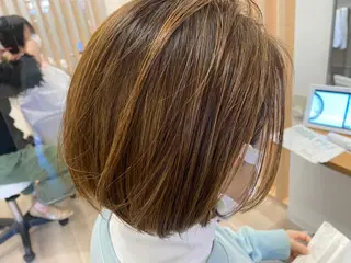 ミディアム カラー 西新  MAHIRO 🩵🫧艶髪🩵🫧のヘアスタイル
