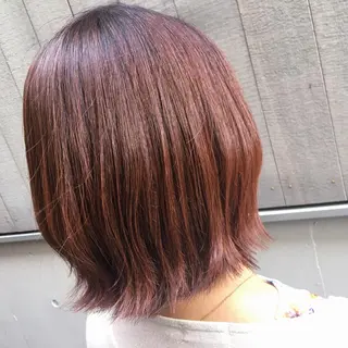 ミディアム カラー ヘアセット/髪質改善 🌿 長 若奈のヘアスタイル