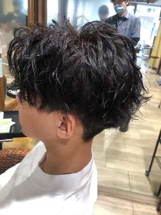 ショート パーマ メンズ メンズパーマ/ スパイキー/神田正紀のヘアスタイル