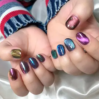 ショート カラー ネイル éclat所属・éclat エクラのネイルデザイン