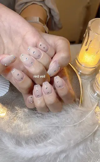 ミディアム ネイル 長さ出し専門 nynaのネイルデザイン