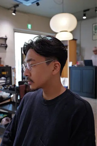 ショート パーマ メンズ 大人のメンズパーマ タカキリョウのヘアスタイル