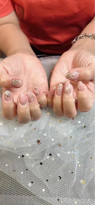 ミディアム カラー ネイル Ryoko Nailのネイルデザイン