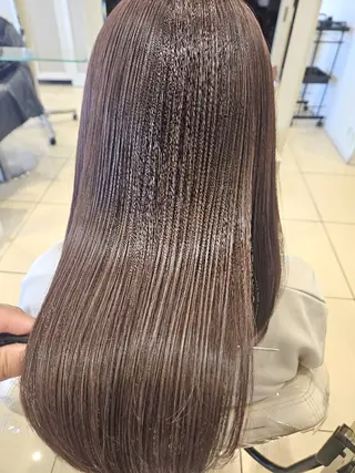 セミロング カラー 中村 光樹のヘアスタイル