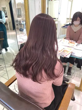 ロング 🩶透明感カラー/ うる艶/nanakoのヘアスタイル