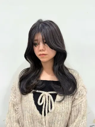 セミロング カラー メンズ特化美容師 タケルのヘアスタイル