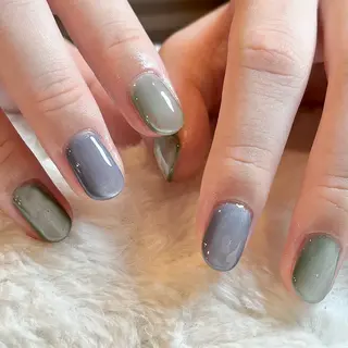 ネイル Lelole 🫧マグネット🫧のネイルデザイン