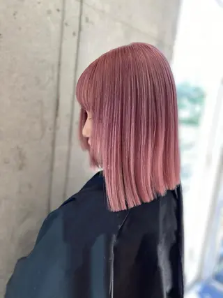ミディアム カラー ヘアアレンジ mina 🌷のヘアスタイル