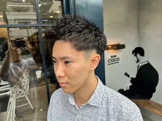 ショート パーマ メンズ 🔥メンズ特化🔥 塩拓巳のヘアスタイル