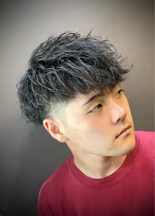 ショート パーマ メンズ ⚡️メンズ特化⚡️ 倉林 隼大のヘアスタイル