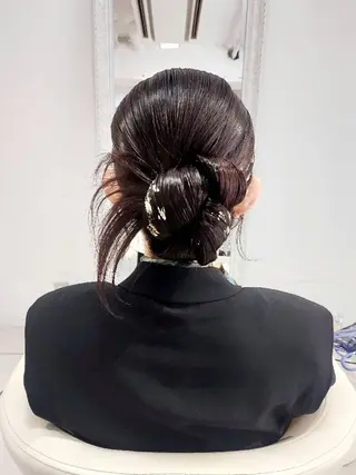 ヘアアレンジ セミロング 樋口 千尋のヘアスタイル