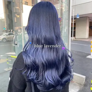 ロング カラー 韓国っぽ♡寒色/暗髪 🫧MOEKA🦋のヘアスタイル