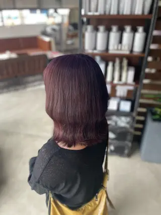 セミロング OGAWA NOAのヘアスタイル