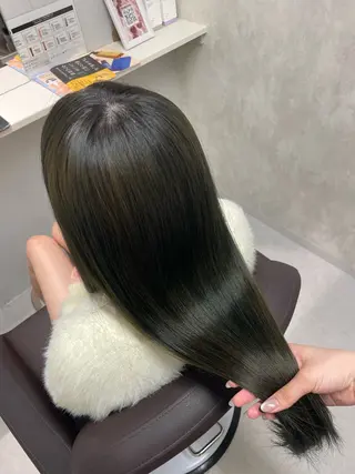 カラー ✨️小顔カット/ 艶カラー/髪質改善✨のヘアスタイル