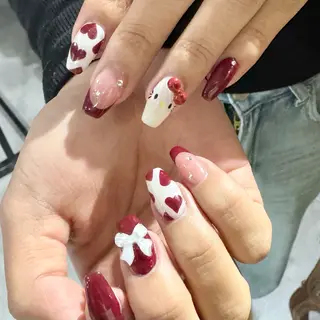 ミディアム 小川 柚香のネイルデザイン