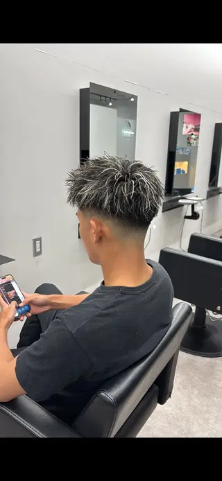 ショート メンズ Men's hair salon First 天王寺店所属・大井 睦樹のヘアスタイル