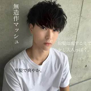カラー パーマ メンズ 【渋谷メンズ特化】 🔥BLUCK🔥のヘアスタイル