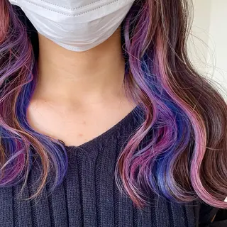 ロング yossy/髪質改善 /ダブルカラーのヘアスタイル