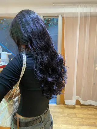 ロング なみまきパーマ/ボブ パーマ🌼杉田 萌恵のヘアスタイル