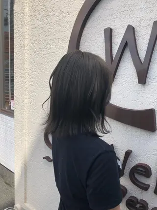 ミディアム カラー 福岡 舞のヘアスタイル