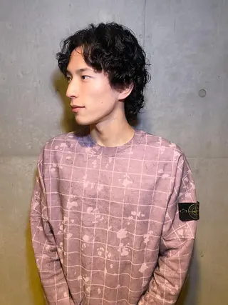 ショート メンズ Repos by moi所属・RINA/特殊ヘア/ 高発色ワンカラーのヘアスタイル