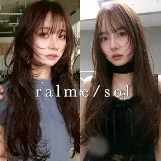ロング ralme/sol 髪質改善のヘアスタイル