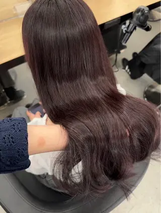ロング miku/ラベンダー 透明感カラー🪻❤︎のヘアスタイル
