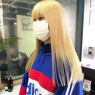 カラー 渋谷🎨エクステ× ブリーチ特化🎨レンのヘアスタイル