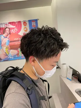 パーマ メンズ イトウ アキノリのヘアスタイル