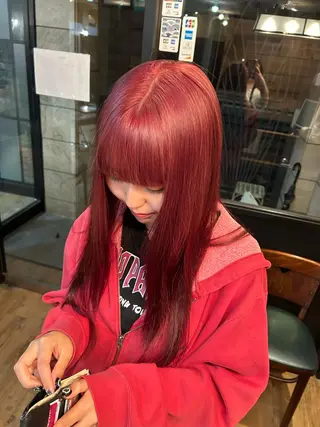 カラー 🥞夏穂【かほ】🥞 /似合わせ/ヘアケアのヘアスタイル